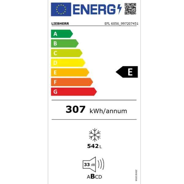 Congélateur coffre professionnel à couvercle battant Inox - 542 L | Liebherr - EFL 6056_3