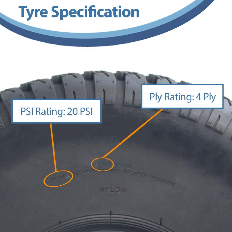24x12.00-10 Pneu herbe pour John Deere Gator 4ply Tondeuse 305/60-10 P532 (Lot de 2)_3