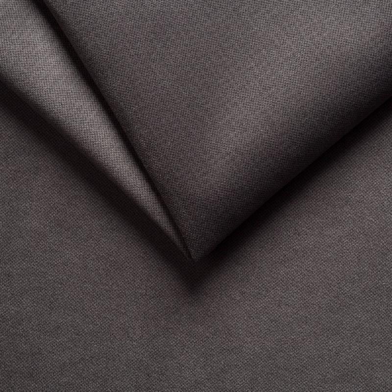 Canapé convertible express Midnight Amore - Sommier à lattes 160cm, matelas 16cm, velours gris ardoise, fabrication italienne_3