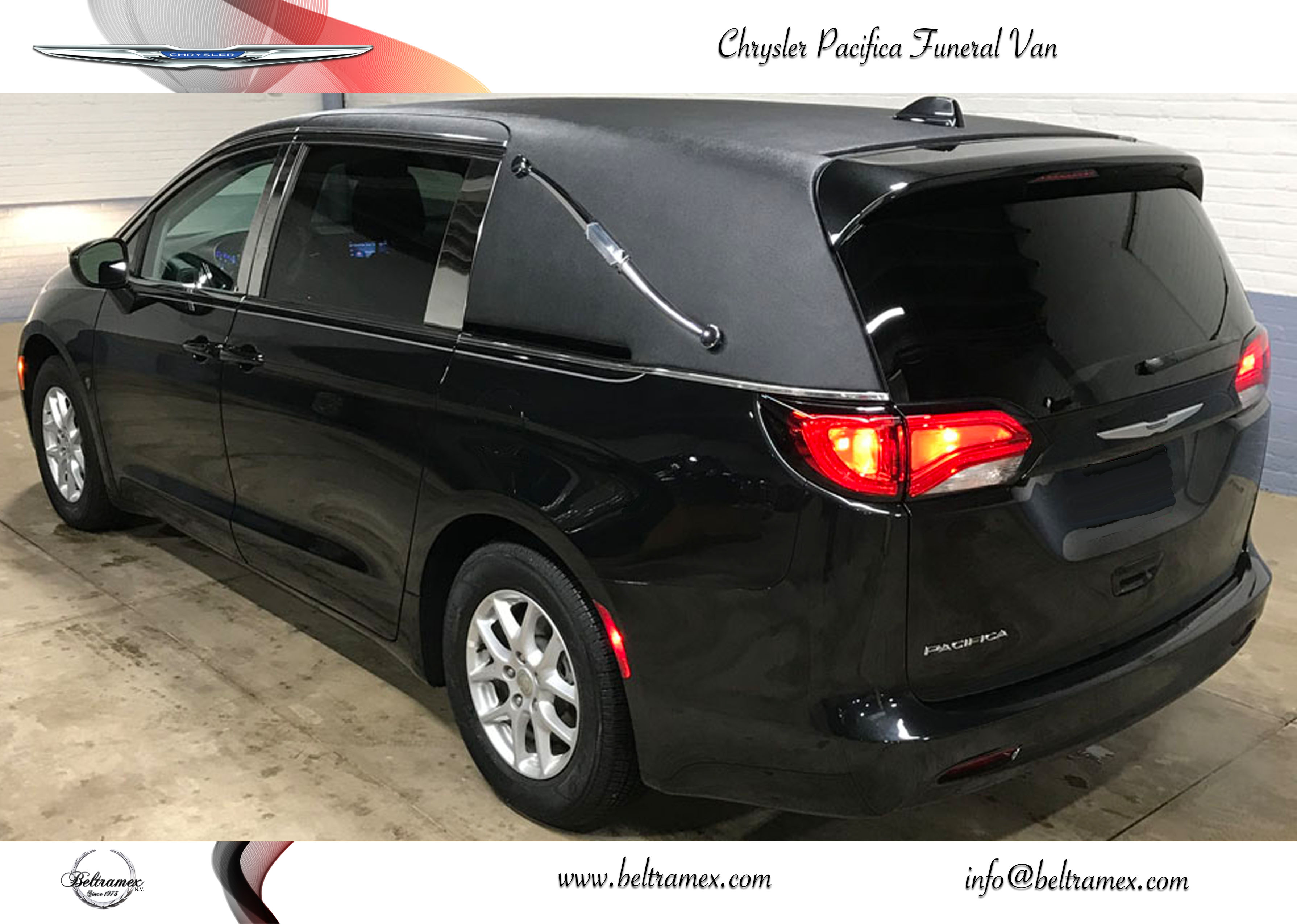 Transport de personnel funéraire avec Chrysler Pacifica
