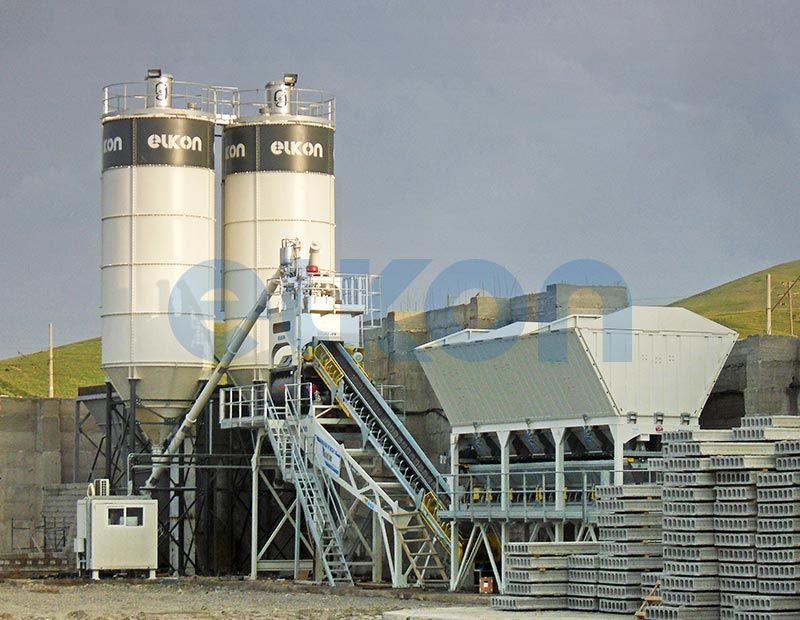 Centrale à béton Elkomix-90 avec configuration flexible