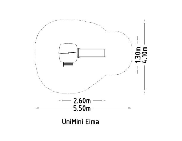 Structure multi-jeux 3 à 5 ans - Unimini Eima 8047625 - Hags - Poteaux et panneaux bois_3