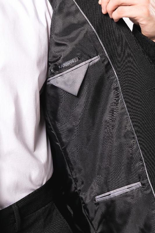 Veste homme Kariban - Réf: K6130 - 64% polyester, 34% viscose, 2% élasthanne_3