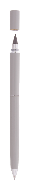 Stylo sans encre - Stylo à bille twist 2 en 1 en métal avec boîte cadeau noire_3