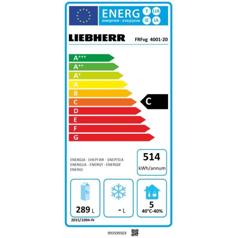 Armoire réfrigérée positive ventilée HACCP - 289 L | Liebherr FRFvg 4001 Performance_3