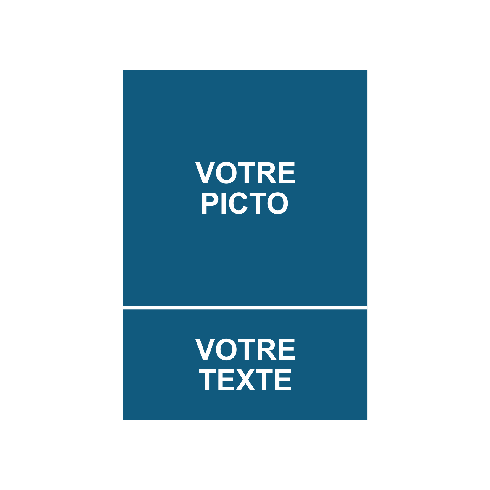 Étiquette de sécurité en PVC avec pictogramme - Personnalisable avec logo et texte - Fabrication française_4