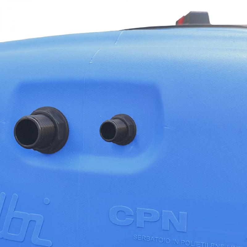 Cuve 2000l Aérienne De Récupération D'eau - Réservoir Compact Bleu - Elbi Cpn2000_3