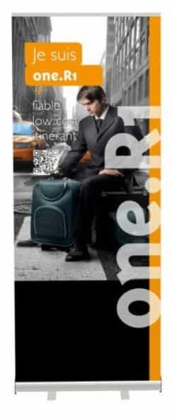 Rollup Set - New Display - Enrouleur haut de gamme avec design élégant et mât télescopique ajustable_3