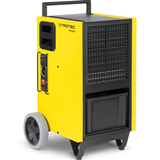 Déshumidificateur professionnel TTK 355 S - Empilable, compteur d'heures intégré et roulettes sans traces_3