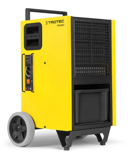 Déshumidificateur professionnel TTK 355 S - Empilable, compteur d'heures intégré et roulettes sans traces_3