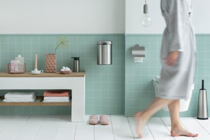 Distributeur de savon Brabantia Profile - Acier Mat Anti-empreintes digitales - Volume 200ml - Pompe anti-goutte - Base antidérapante_3