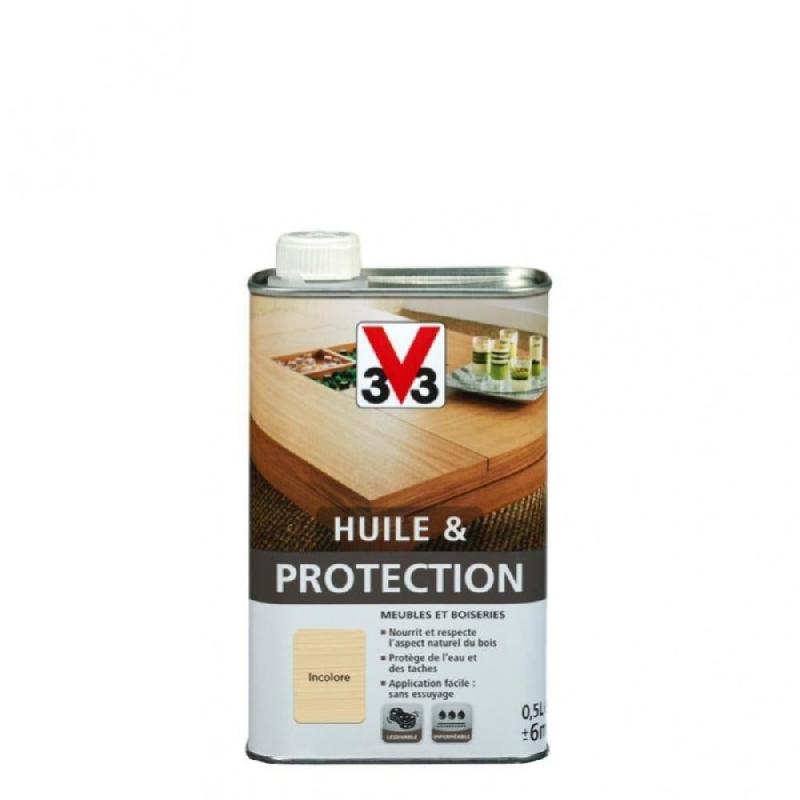 Huile et protection pour meuble et objet - V33 incolore mat 0.5 L_3