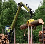 Grue forestière LOGLIFT 140S - Hiab - Portée hydraulique de 7,9 m à 9,6 m - Capacité 13,5 tm_3