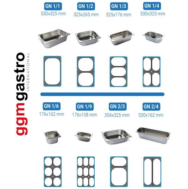 Twf1760td - chariot bain marie - ggm gastro international gmbh - dimensions extérieures : 1170 x 670 x 850 mm_3