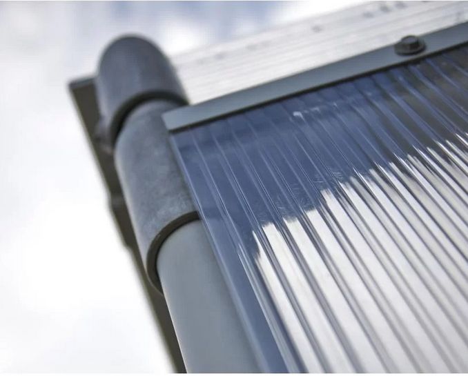 Abri fumeur ECO - Structure aluminium anodisé - Panneaux polycarbonate anti-UV - Dimensions 2459x2011x2375 mm_3