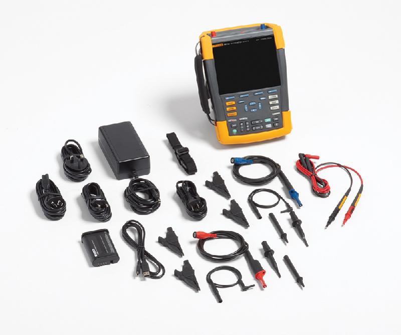 FLUKE-190-102-III - Oscilloscope numérique portable ScopeMeter, 100 MHz, 2 voies, entrées flottantes isolées IP51_3