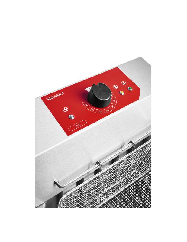 Friteuse électrique - 13 Litres à poser, 14 à 20 kg/heure, Acier inoxydable - Modèle TF13_3