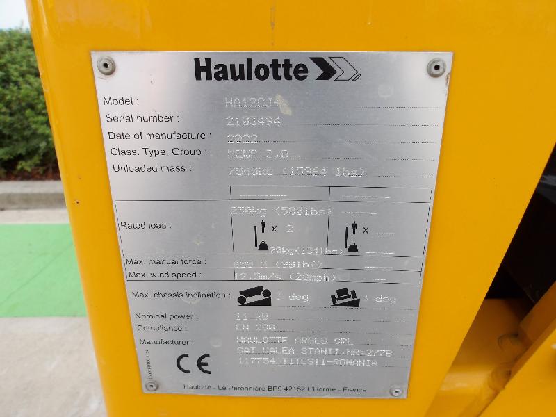 Nacelle articulée HAULOTTE ha12cj+ occasion_3