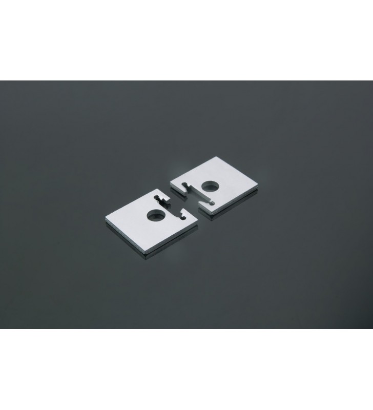 Profilé aluminium 2m - modèle SPF - section 20x20 mm avec diffuseur opale - référence PROFALUO_3