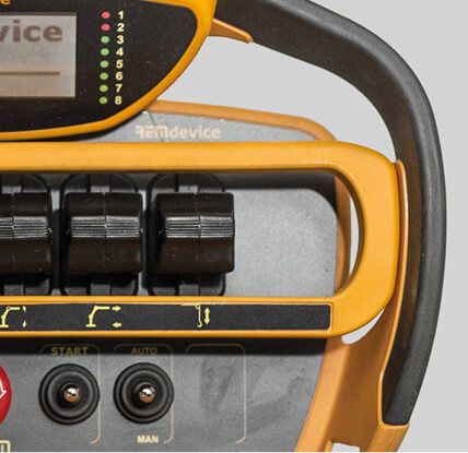 Genesis - télécommande radio industrielle - remdevice - 310x163x193 mm - 1580 gr - configurable et robuste avec chargement à induction_3