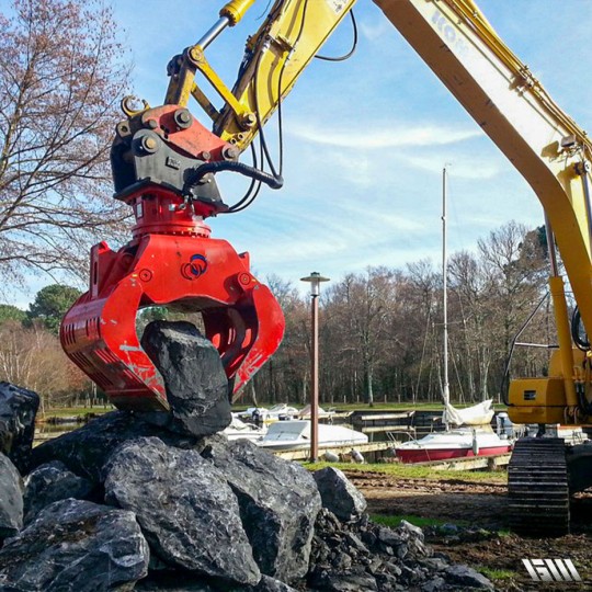Pince de tri Série RG/N - pour pelles 3,5 à 90 tonnes - haute résistance et performance industrielle_3