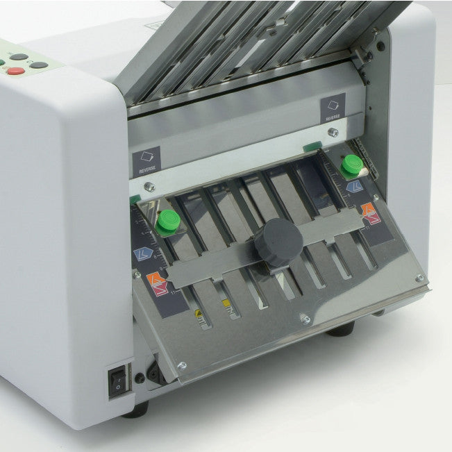 Plieuse papier à plateaux rabattables pour un gain de place au bureau - 115 feuilles/mn - IDEAL 8306_3