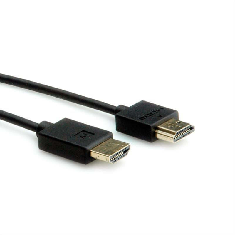 ROLINE Câble HDMI Ultra HD avec Ethernet, 4K, actif, M/M, noir, 2 m_3