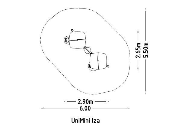 Structure multi-jeux pour enfants 1 à 5 ans - Unimini Iza 8046481 - HAGS - Poteaux bois et panneaux HPL, beige_3
