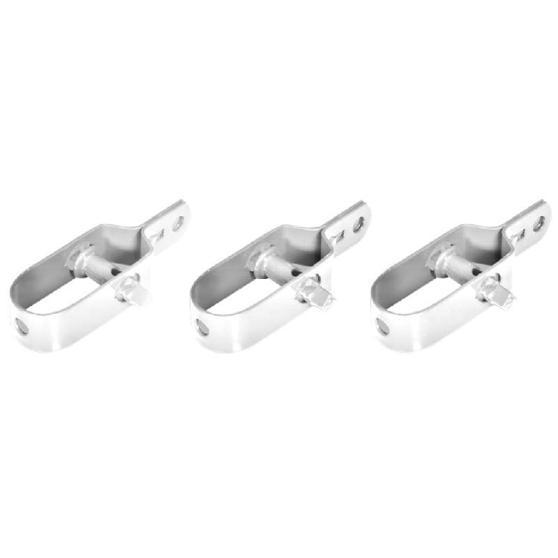 Vidaxl clôture à mailles avec poteaux acier galvanisé 15x1 m argenté 141495_3
