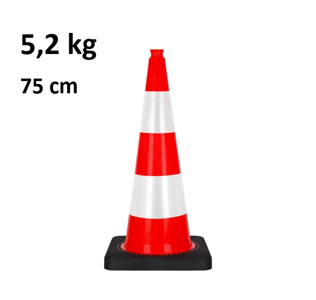 Cône de chantier 75 cm_3
