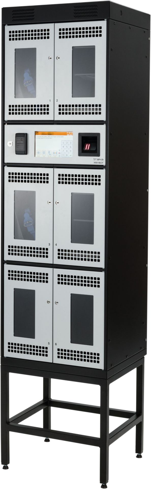 Système de casiers RFID pour traçabilité et stockage sécurisé d'armes