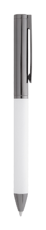 Parure stylos en métal - Stylo à bille et roller avec étui boîte cadeau en papier noir - Encre bleue_3