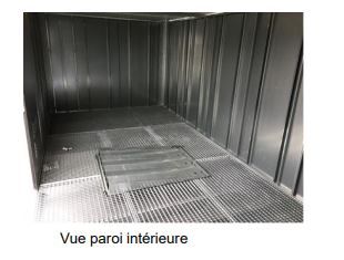 Conteneur de stockage DDS/DMS - Bungalow de stockage pour déchetteries - Koffre Classe 2 - R15_3