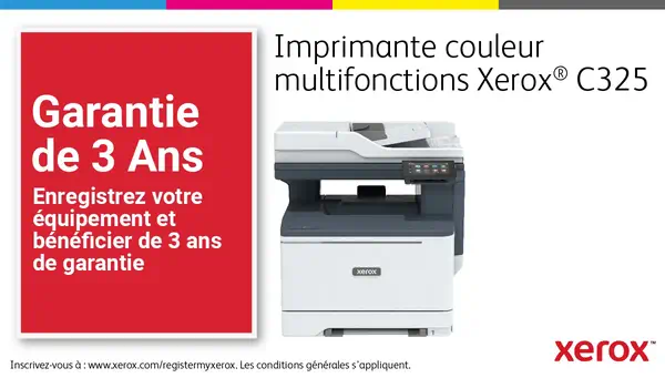 Xerox C325 copie/impression/numérisation/télécopie recto verso sans fil A4, 33 ppm, PS3 PCL5e/6, 2 m_3