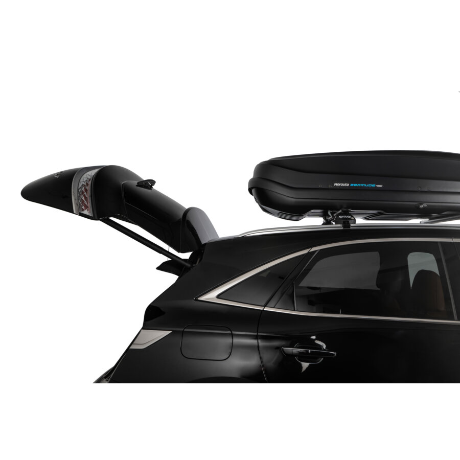 Coffre de toit dual side NORAUTO Bermude 400 noir mat 421 L_3