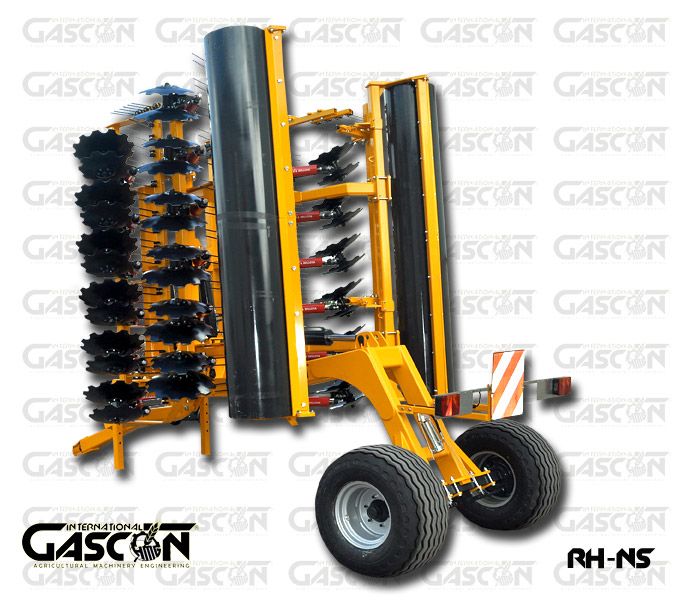 Déchaumeur rapide repliage hydraulique RH - Gascón International - largeur 4.00 à 7.20 m - puissance 180 à 300 CV_3