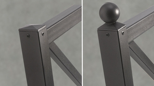 Barrière urbaine en acier - Finition pointe de diamant - JMU-0118 - Husson International_3