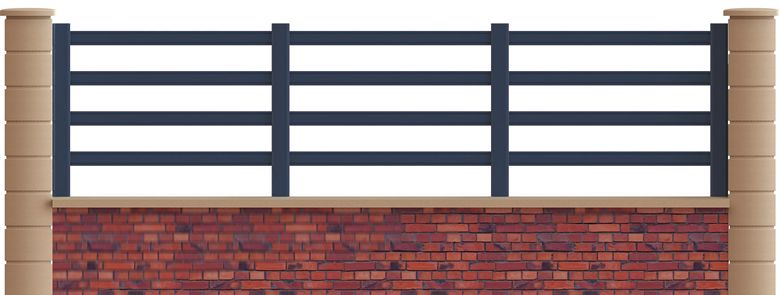 Mac Mahon - Clôture en aluminium - Compatible avec portails et portillons DESIGN, CLASSIQUE et PVC_3