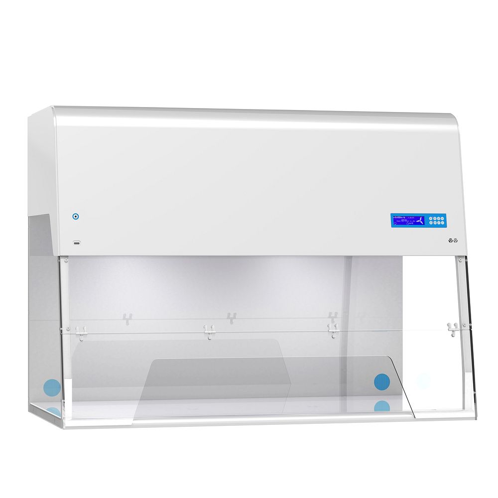 Sorbonne à recirculation livrée montée avec système d'échantillonnage de l'air filtré et panneau de contrôle LCD_3