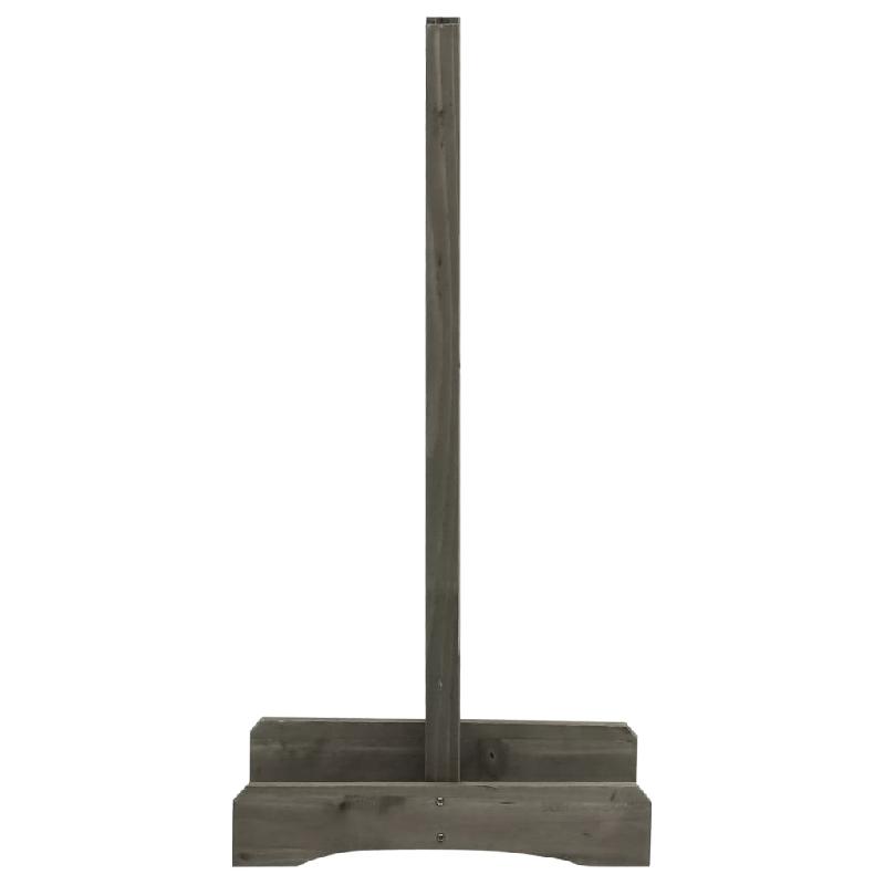 Vidaxl clôture en treillis de jardin gris 120x60 cm bois de sapin 314823_3