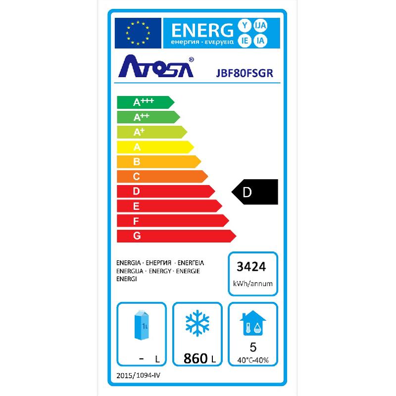 Armoire emboutie négative 2 portes GN2/1 AISI430 ICE80FSGR Atosa_3