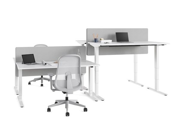 Nevi - Bureau droit - Herman Miller - assis-debout avec profondeur 800 mm et hauteur réglable_3