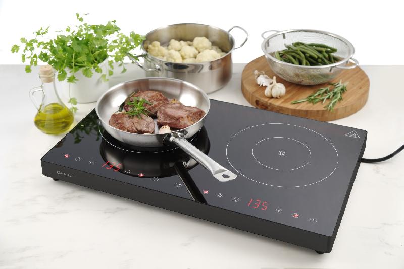 Plaque de cuisson à induction 3500W double Kitchen Line HENDI_3