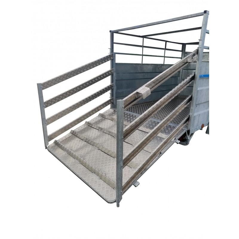 Remorque pour transport d'animaux - 3,00 X 1,50 X 1,30 M - 1300 KG - MAGNUM 1000M4_3