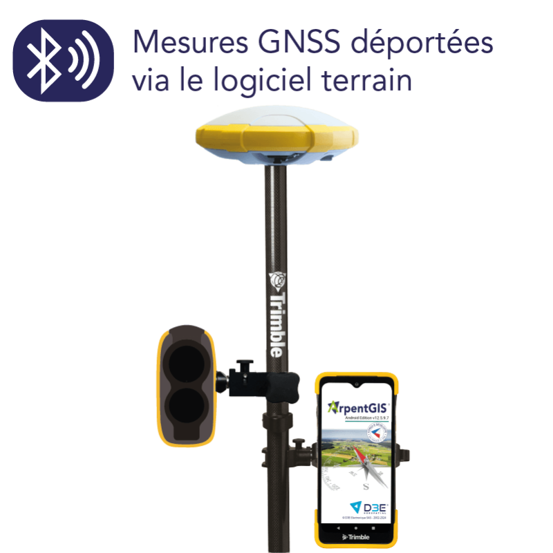 Télémètre laser haute précision et longue distance avec boussole électronique intégrée - Trupulse 360i - Mesures jusqu'à 2500m et connexion GNSS_3