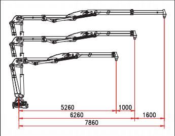 W 110 S2 grue auxiliaire - Bob Spa - capacité de levage 110 kNm avec extension hydraulique de 7,86 m_3