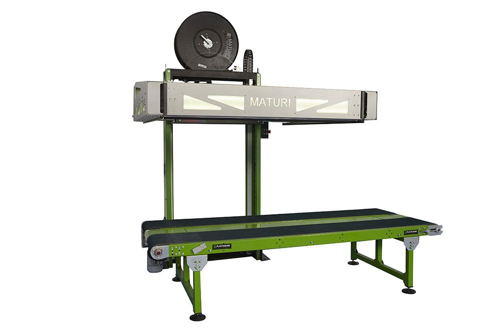 E-maturi 1400 - machines pour cerclages de palettes - plasticband - dimension minimale de 30 x 30 cm_3