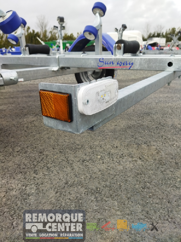 Remorque bateau cassante - SW535 - PTAC : 750Kg - 1 essieu - Sun Way_3