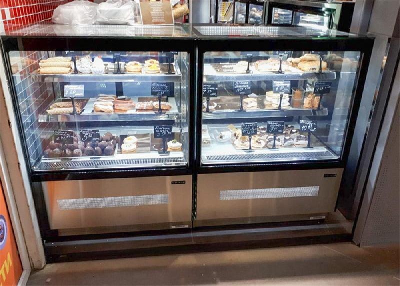 Vitrine réfrigérée sur base 140 litres | Tefcold - LPD900F/BLACK_3