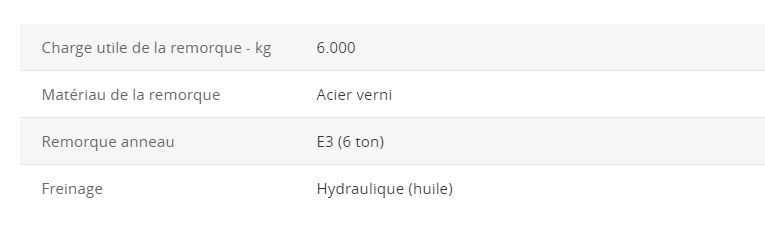 VCM60 Remorque agricole - Vendrame - 6.000 kg - Caisse 350x200 - Homologation routière - Freinage hydraulique_3